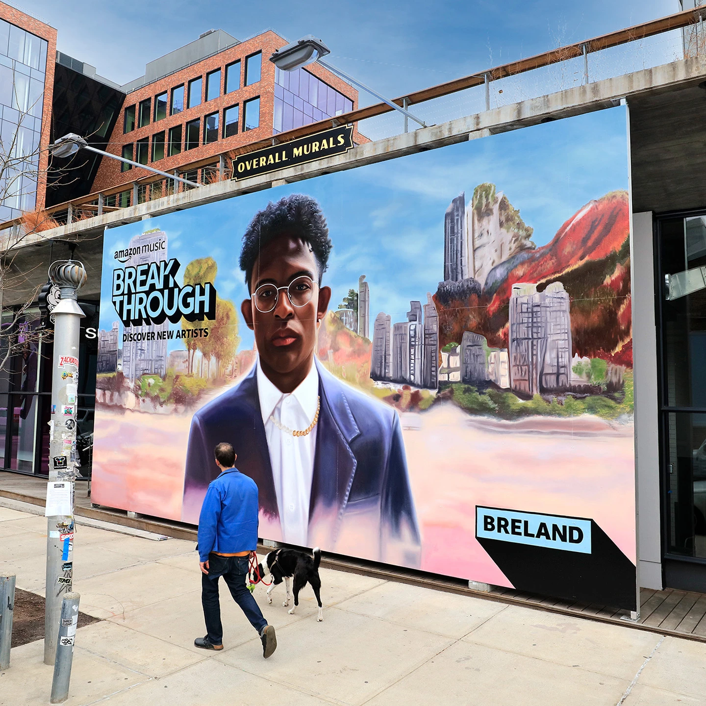 Breland x Amazon Music Mural